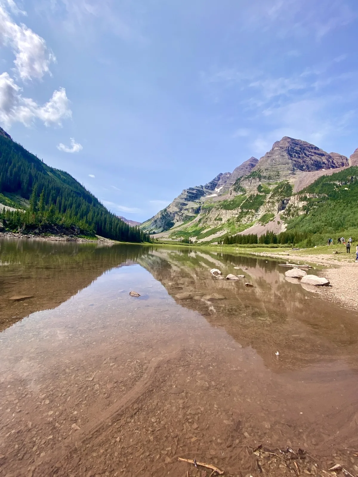 Crater Lake below the Maroon Bells