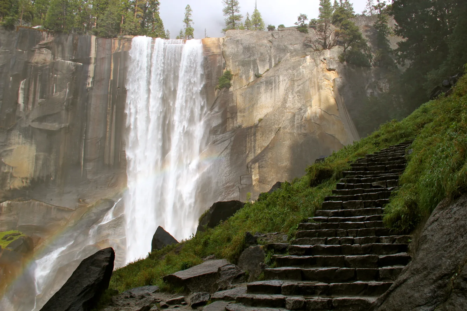 Vernal Fall and the Mist Trail