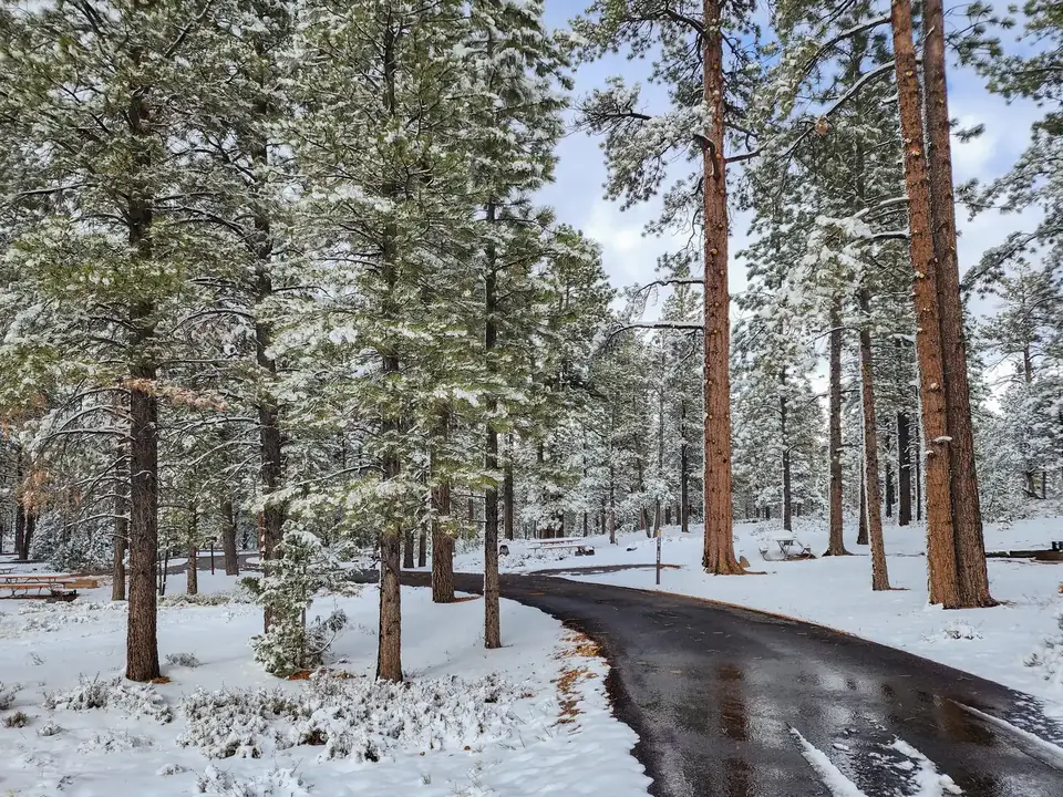 Snow at Sunset Campground - Bryce Canyon National Park - Utah (52780316496)